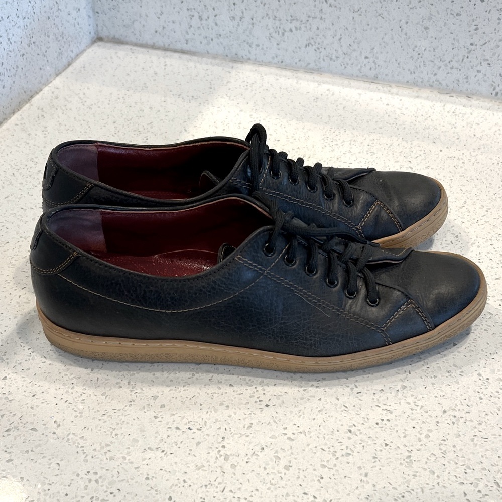 Salvatore Ferragamo Black and Red Sneakers - Good Condition!
